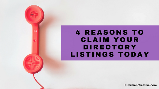 4 Reasons to Claim Your Directory Listings Today