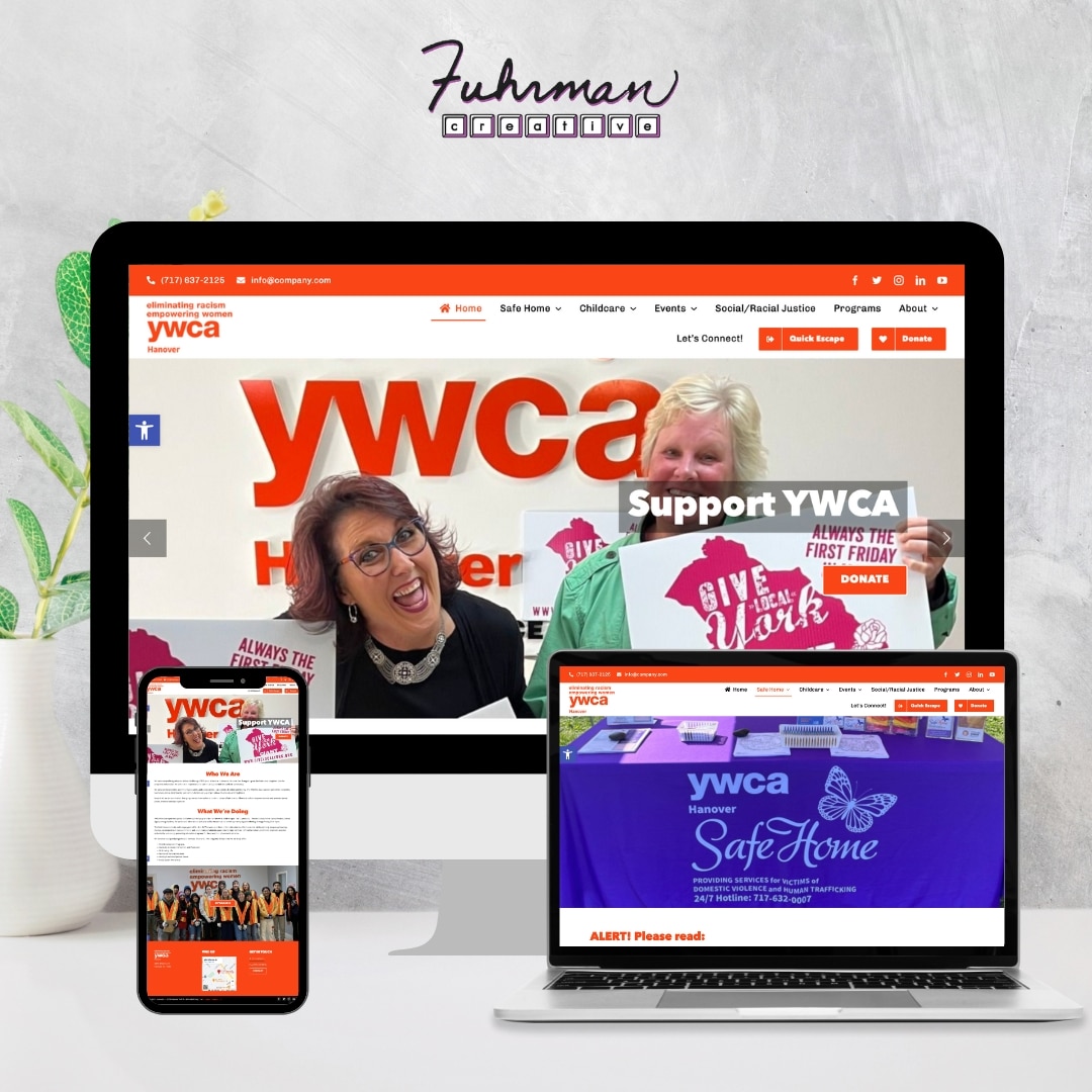 YWCA Hanover website design
